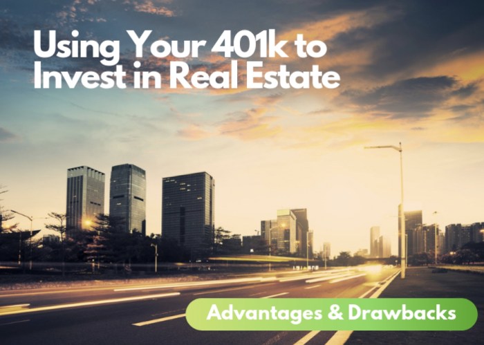 Invest 401k estate real use