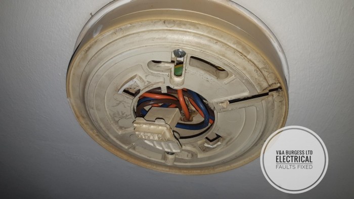 How to cover old smoke detector holes in apartment