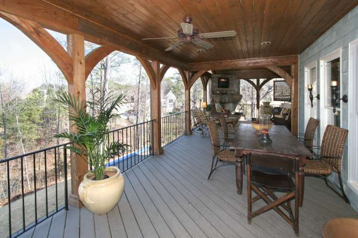 What is the difference between a porch and a patio