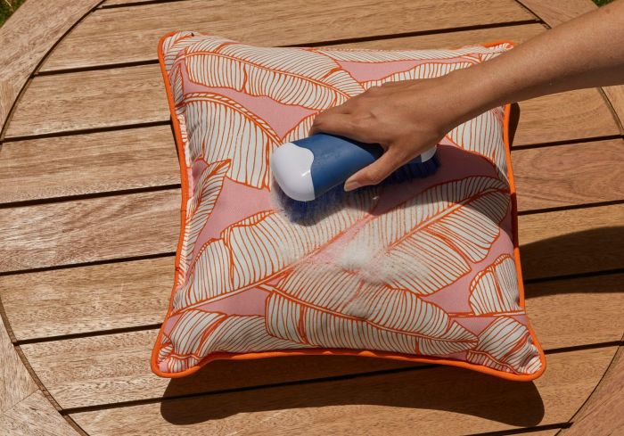 Cushions clean patio